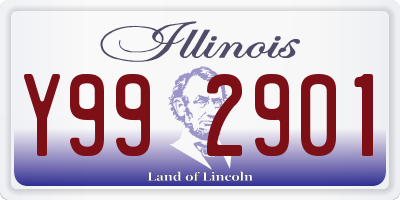 IL license plate Y992901