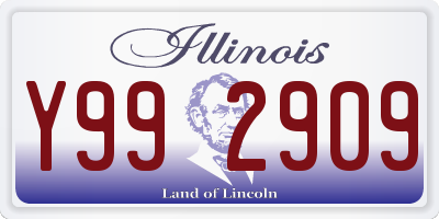 IL license plate Y992909