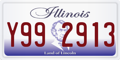 IL license plate Y992913