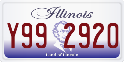 IL license plate Y992920
