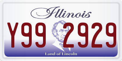 IL license plate Y992929