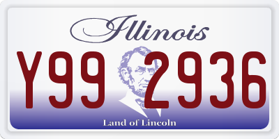 IL license plate Y992936
