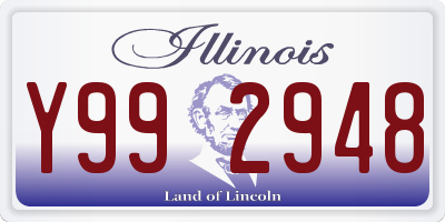 IL license plate Y992948