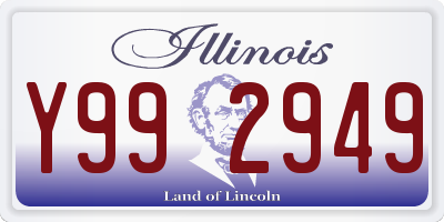 IL license plate Y992949