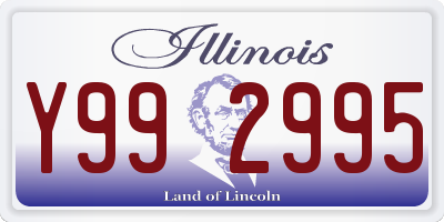 IL license plate Y992995