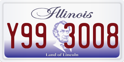 IL license plate Y993008