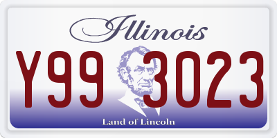 IL license plate Y993023