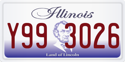 IL license plate Y993026