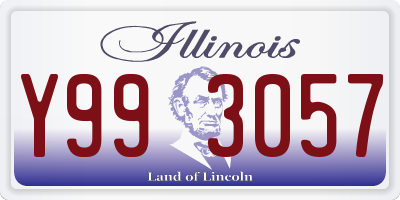 IL license plate Y993057