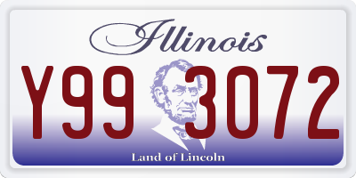 IL license plate Y993072