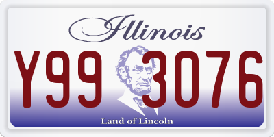 IL license plate Y993076