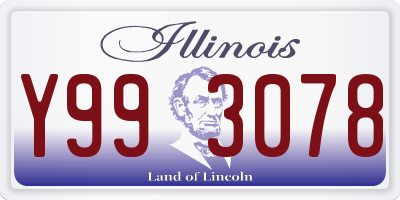 IL license plate Y993078