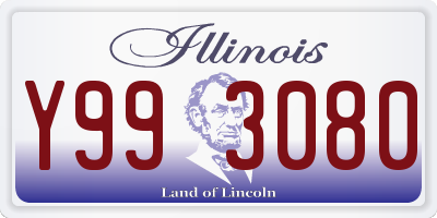 IL license plate Y993080