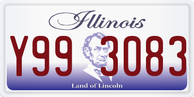 IL license plate Y993083