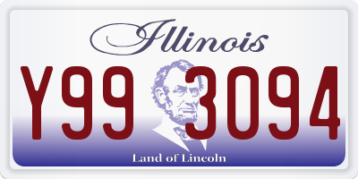 IL license plate Y993094