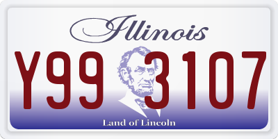 IL license plate Y993107