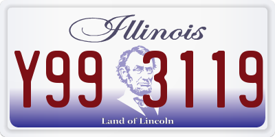 IL license plate Y993119