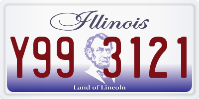IL license plate Y993121