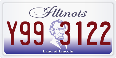 IL license plate Y993122