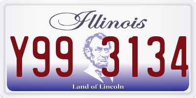 IL license plate Y993134