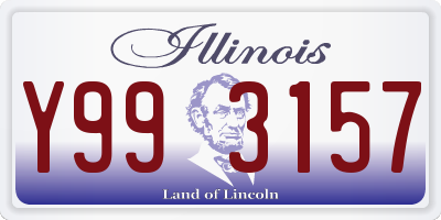 IL license plate Y993157