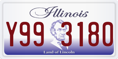 IL license plate Y993180