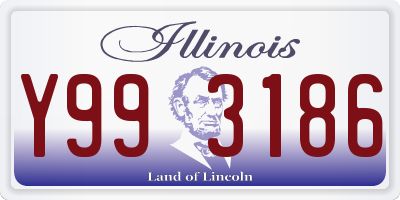 IL license plate Y993186
