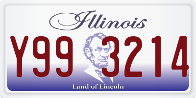 IL license plate Y993214