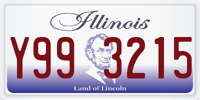IL license plate Y993215