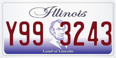 IL license plate Y993243
