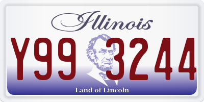 IL license plate Y993244
