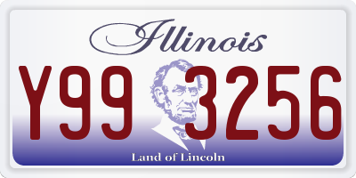 IL license plate Y993256