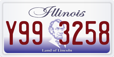 IL license plate Y993258