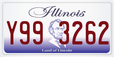 IL license plate Y993262