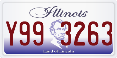 IL license plate Y993263
