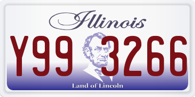IL license plate Y993266
