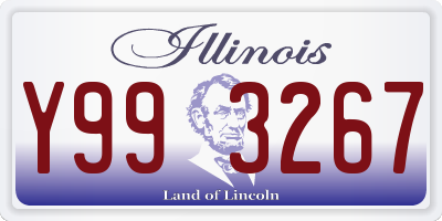 IL license plate Y993267