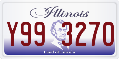 IL license plate Y993270