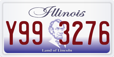 IL license plate Y993276