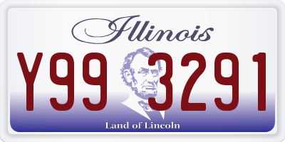 IL license plate Y993291