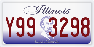 IL license plate Y993298