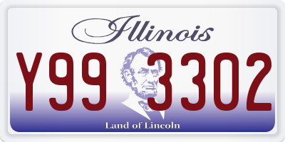IL license plate Y993302