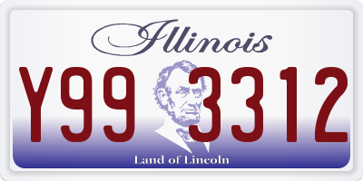 IL license plate Y993312