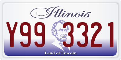 IL license plate Y993321