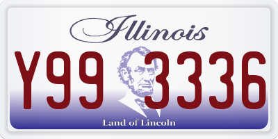 IL license plate Y993336