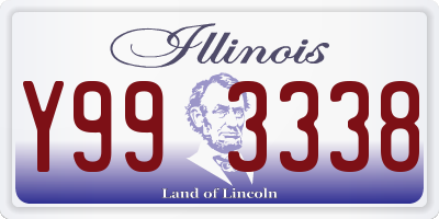IL license plate Y993338