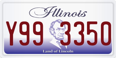 IL license plate Y993350