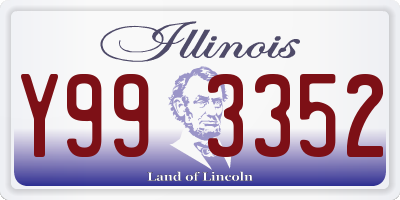 IL license plate Y993352