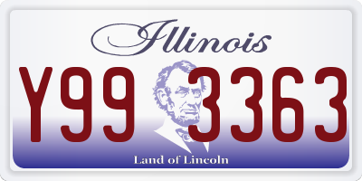 IL license plate Y993363