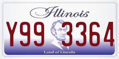 IL license plate Y993364